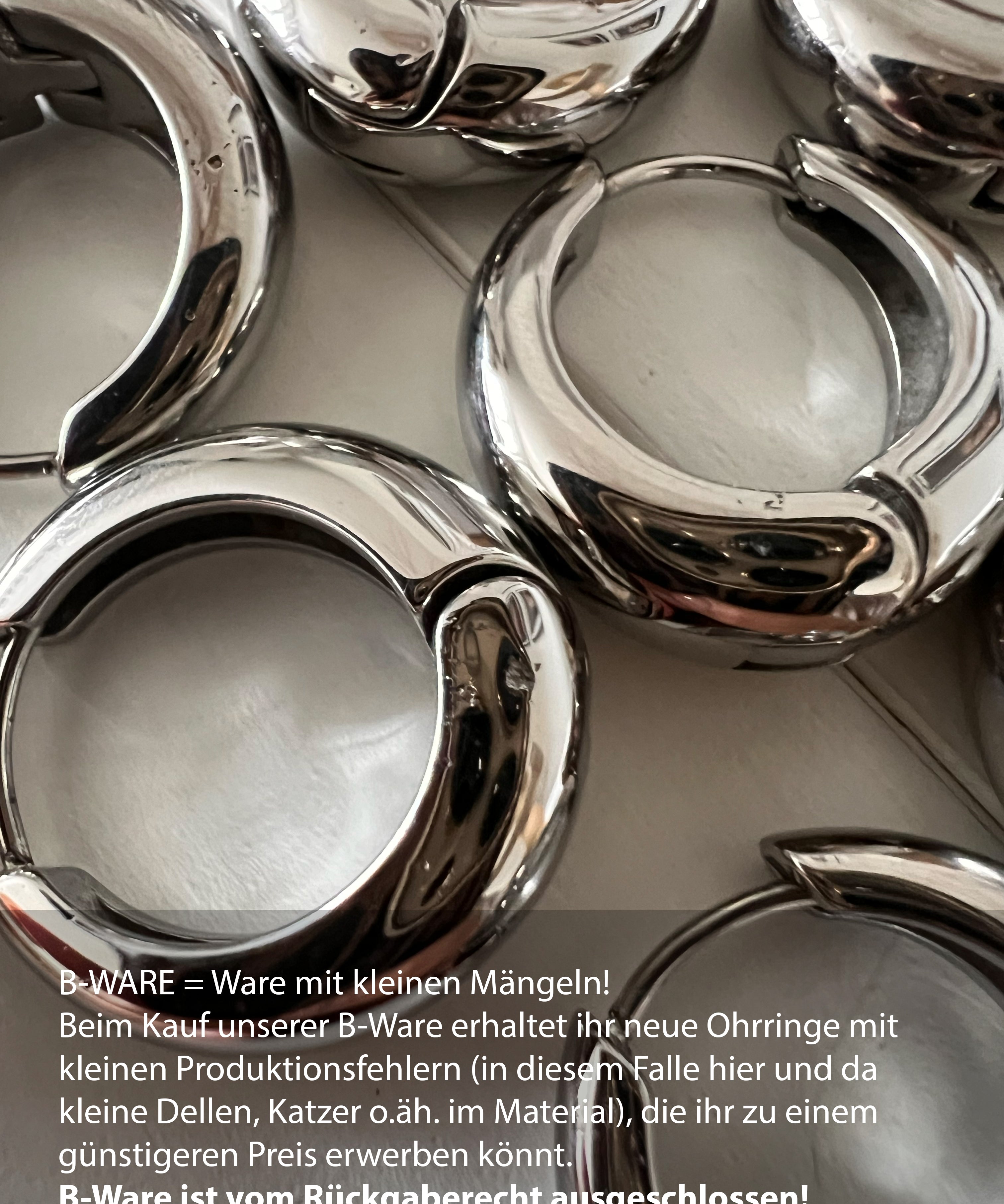 Chunky Creolen Silber
