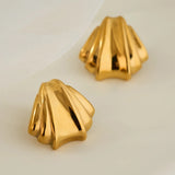 Coral Ohrstecker Gold