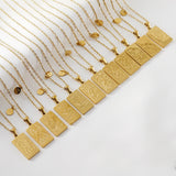 Zodiac Necklace Gold