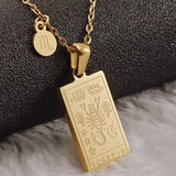 Zodiac Necklace Gold