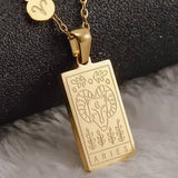Zodiac Necklace Gold