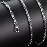 Collier Chaîne Box Argent