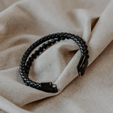 Bracelet Pierre de Lave Noir