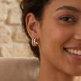 Dubai Hoop Earrings Gold