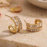 Dubai Hoop Earrings Gold