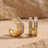 Dubai Hoop Earrings Gold