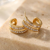 Dubai Hoop Earrings Gold