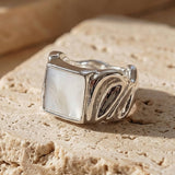 Athena ring silver