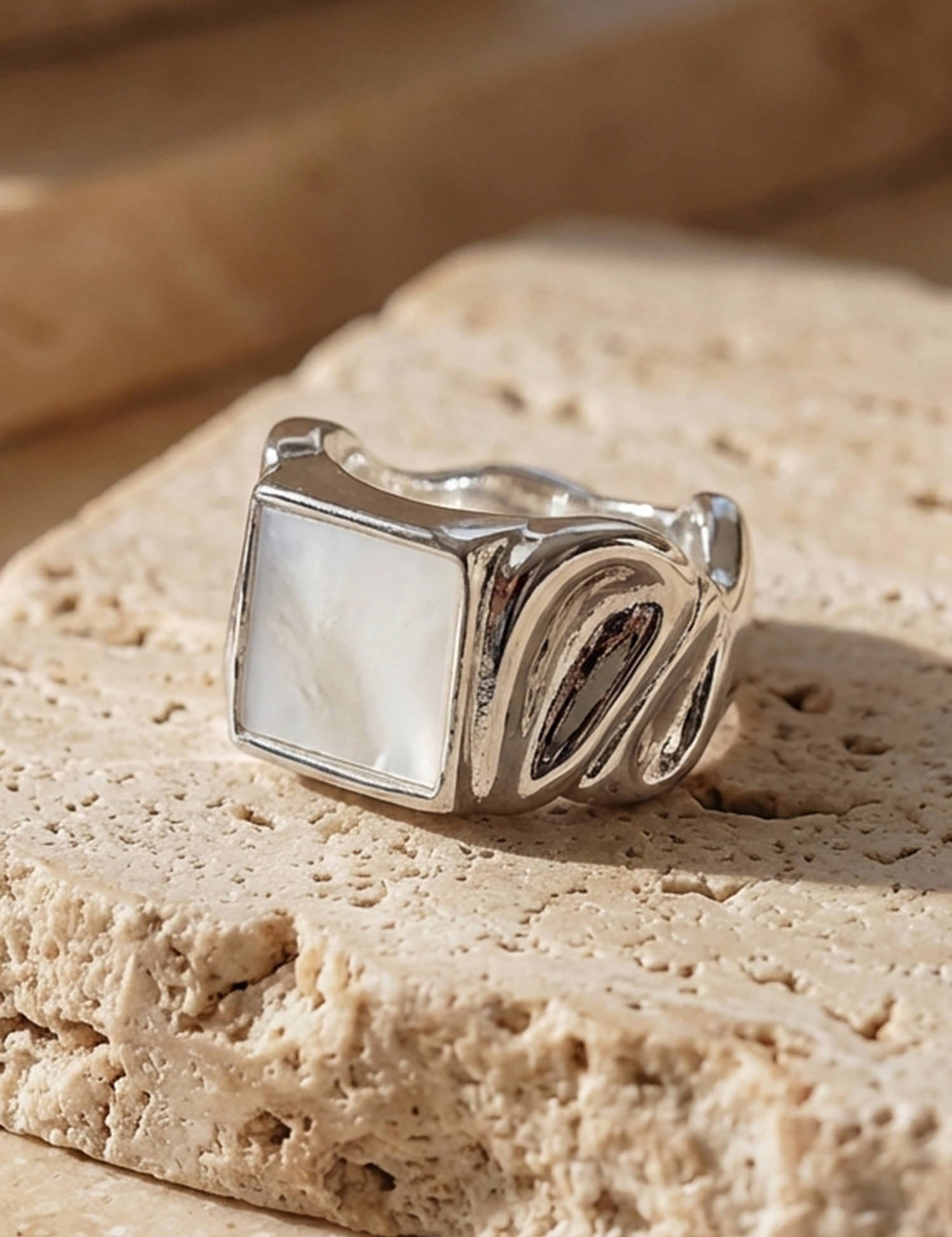 Bague Athéna argent