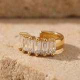 Bijou d'Oreille Baguette Doré