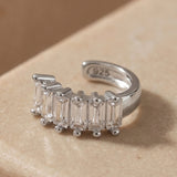 Baguette Earcuff Silber