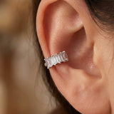 Baguette Earcuff Silber