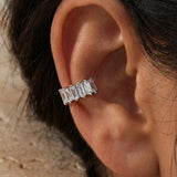 Baguette Earcuff Silber