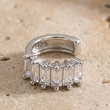 Baguette Earcuff Silber