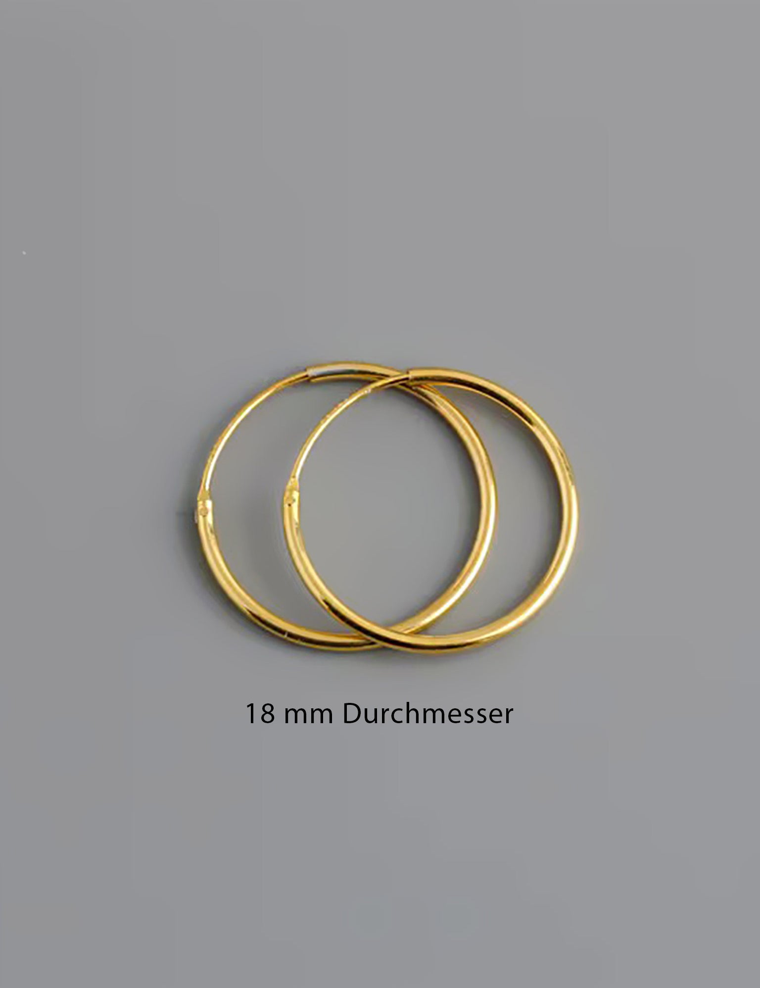 Hammered Hoop Earrings Medium Gold