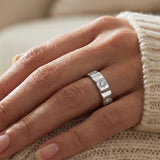 Bold Sun Ring Silber