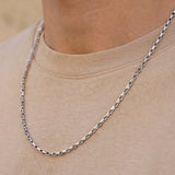 Collier Chaîne Câble Argent