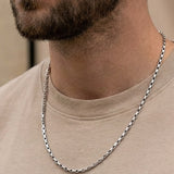 Collier Chaîne Câble Argent