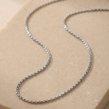 Collier Chaîne Câble Argent