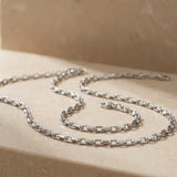 Collier Chaîne Câble Argent