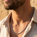 Collier Chaîne Câble Argent