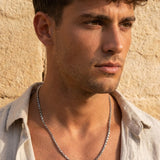 Collier Chaîne Câble Argent