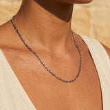 Collier Chaîne Câble Argent