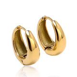 Chunky Creolen Gold