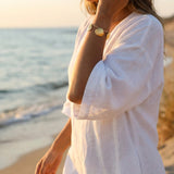 Chunky Seashell Bracelet Gold