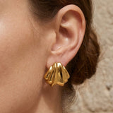 Coral Ohrstecker Gold