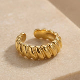 Croissant Ear Cuff Gold