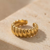 Croissant Ear Cuff Gold