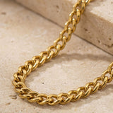 Cuban Chain Necklace Gold