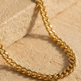 Cuban Chain Necklace Gold