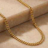 Cuban Chain Necklace Gold