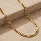 Cuban Chain Necklace Gold