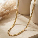 Cuban Chain Necklace Gold