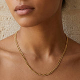 Cuban Chain Necklace Gold