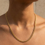 Cuban Chain Necklace Gold