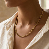 Cuban Chain Necklace Gold
