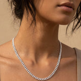 Cuban Chain Necklace Silber
