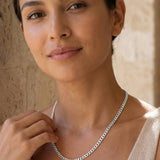 Cuban Chain Necklace Silber