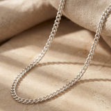 Cuban Chain Necklace Silber