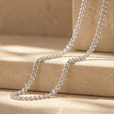 Cuban Chain Necklace Silber