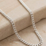 Cuban Chain Necklace Silber