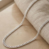 Cuban Chain Necklace Silber