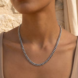Collier Chaîne Gourmette Argent