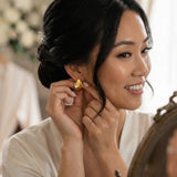 Essential Waves Ohrstecker Gold