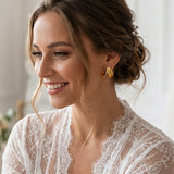 Essential Waves Ohrstecker Gold