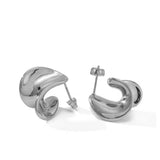 Essential Waves Ohrstecker Silber
